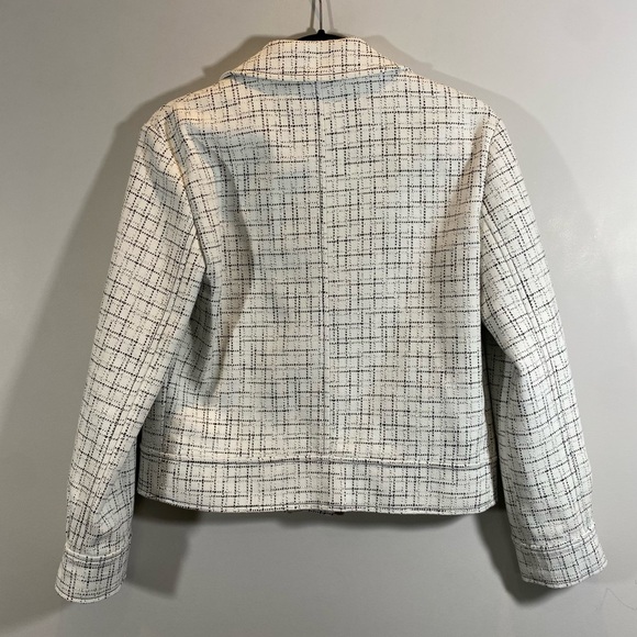 NEW Hugo Boss Tweed White and Black Jacket Size 2 (UK Size 6) - Picture 7 of 14
